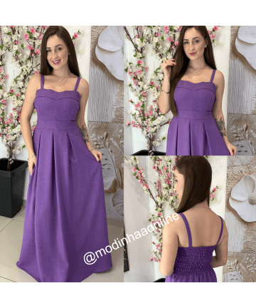 Vestido Emily Roxo
